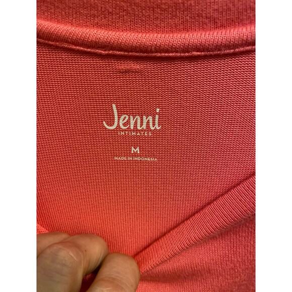 NWT Jenni Intimates Women's Size Medium "What Day is it" Pink T-Shirt - Picture 4 of 5